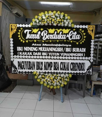 Papan Bunga di Rejosari Pringsurat